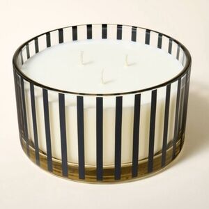 Kate spade X target citronella three wick scented outdoor striped candle New